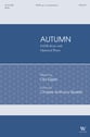 Autumn SATB choral sheet music cover